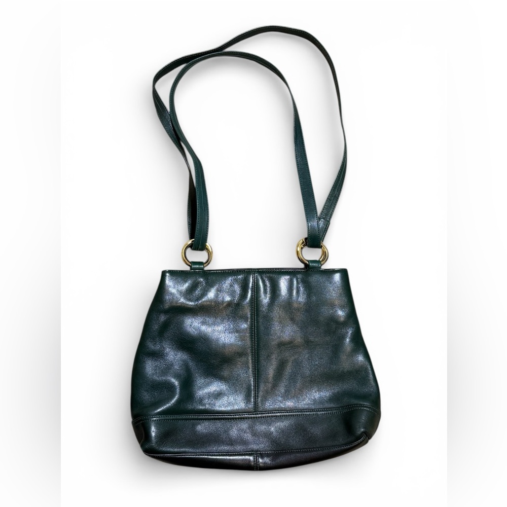 VIntage green soft leather Toni bag